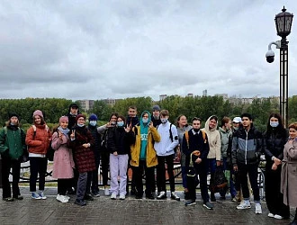 Гимназисты – участники Семейного экофестиваля "Я = Планета"